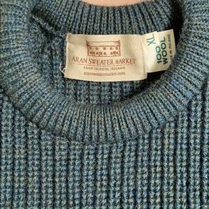 Aran sweater, 100% wool size XL mens